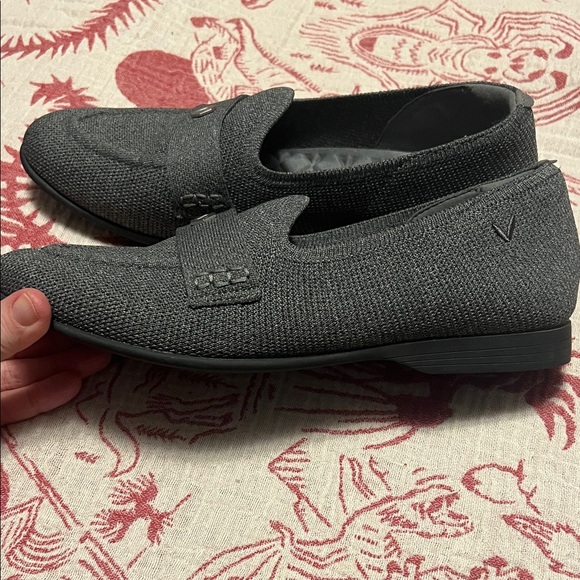 Vivaia Eloise Almond Toe Penny Loafers gray size 40.5 (9-9.5) - Picture 3 of 16